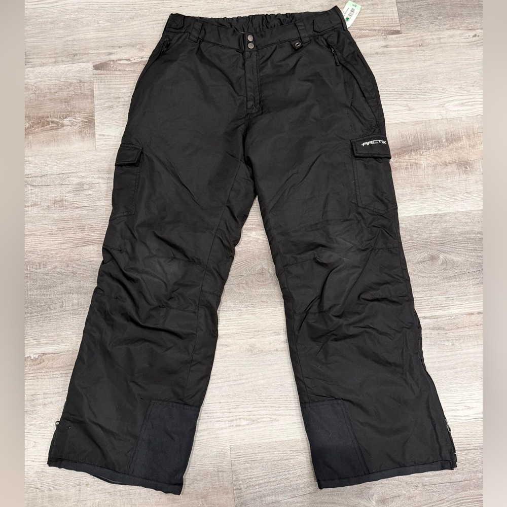 Arctix Men's Insulated Snowsports Cargo Pants 32” inseam Size XL Black